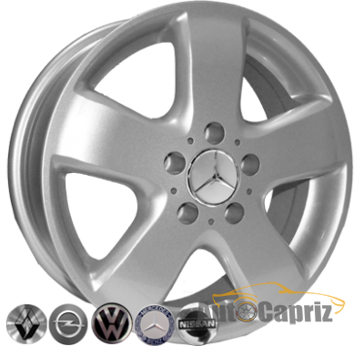 Диски Replica Renault Z343 S R16 W6.5 PCD5x118 ET45 DIA71.1